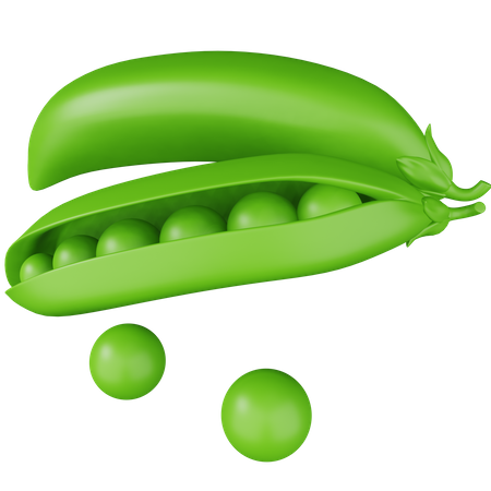 Peas  3D Icon