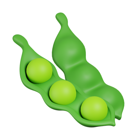 Peas  3D Icon