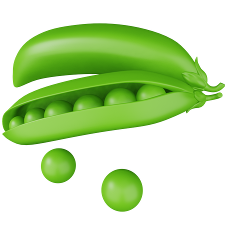 Peas 3D Icon