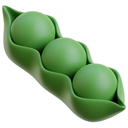 Peas  3D Icon