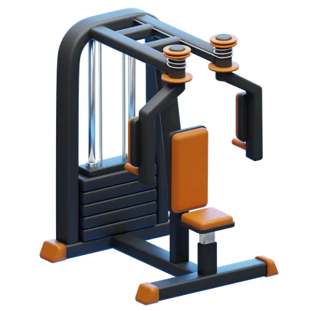 Pec Deck Machine  3D Icon