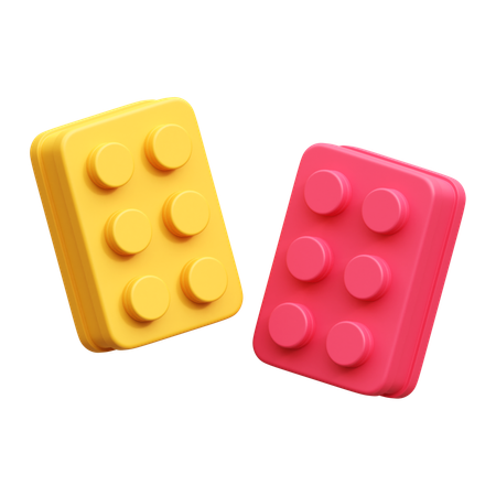 Peça de lego  3D Icon