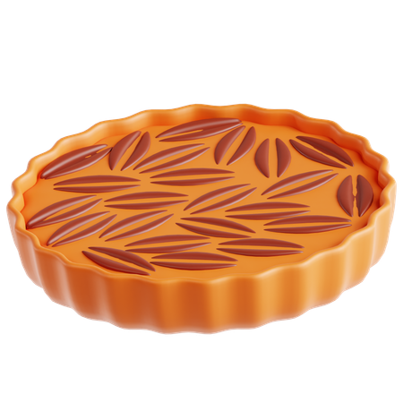 Pecan Pie  3D Icon