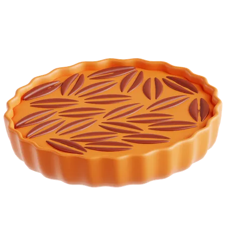 Pecan Pie  3D Icon