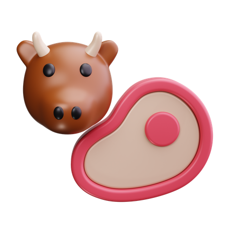 Pechuga de res  3D Icon