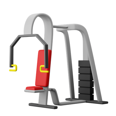 Peck Deck Machine  3D Icon