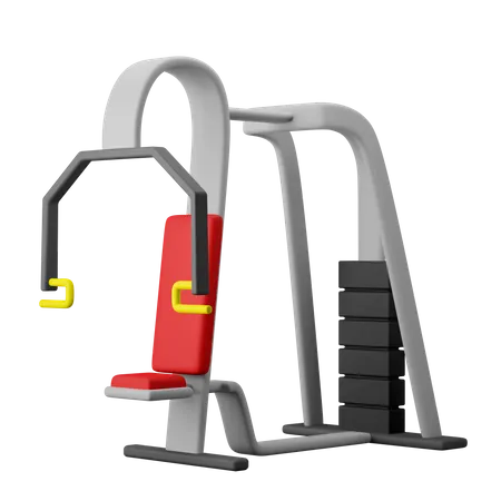 Peck Deck Machine  3D Icon