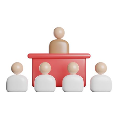Pedagogy  3D Icon