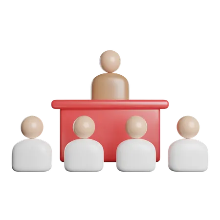 Pedagogy  3D Icon