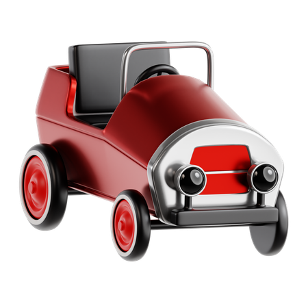 Pedal car  3D Icon