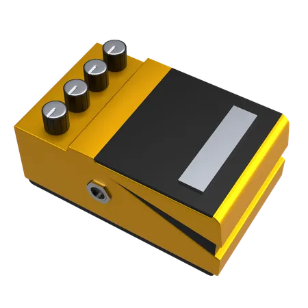 Pedal de efeito stomp box de guitarra  3D Icon