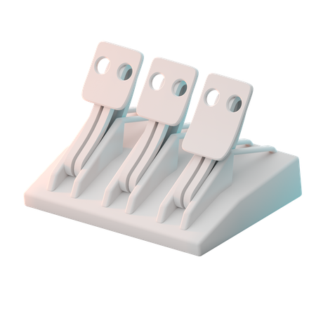 Pedals  3D Icon