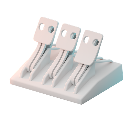 Pedals  3D Icon