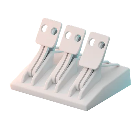 Pedals  3D Icon