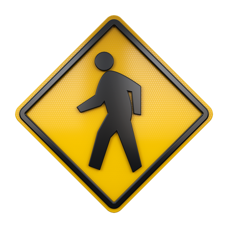 Pedestrians Sign  3D Icon