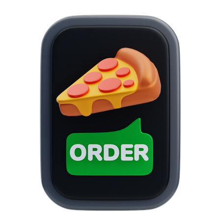 Orden de comida  3D Icon