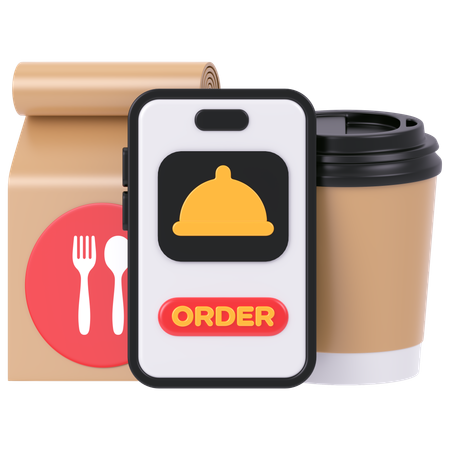 Orden de comida  3D Icon