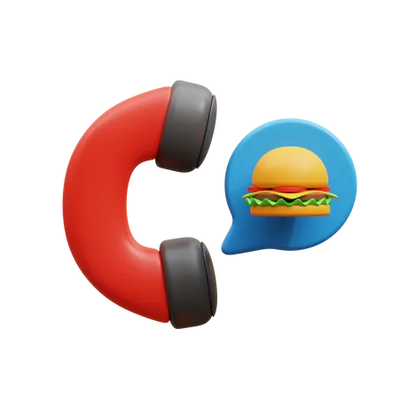 Orden de comida  3D Icon