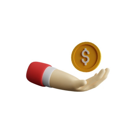 Pedir dinero  3D Icon