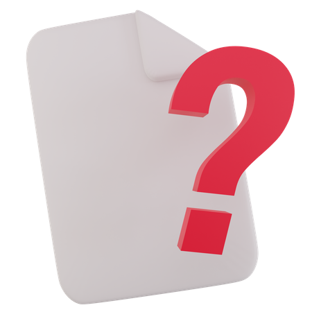 Pedir documento  3D Icon