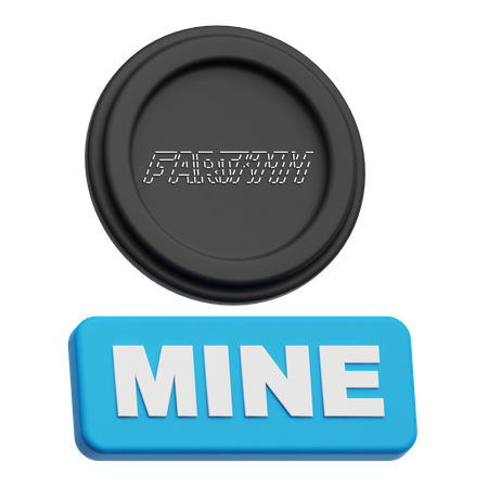 Mina de fartcoin  3D Icon