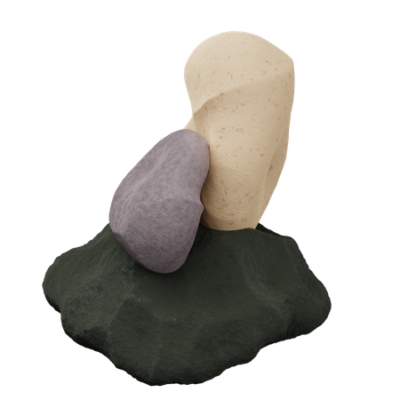 Pedra de equilíbrio  3D Icon