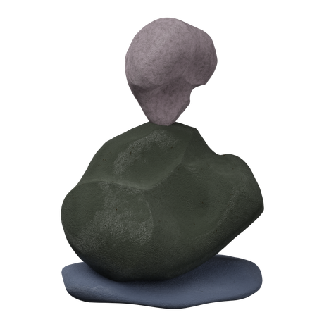 Pedra de equilíbrio  3D Icon