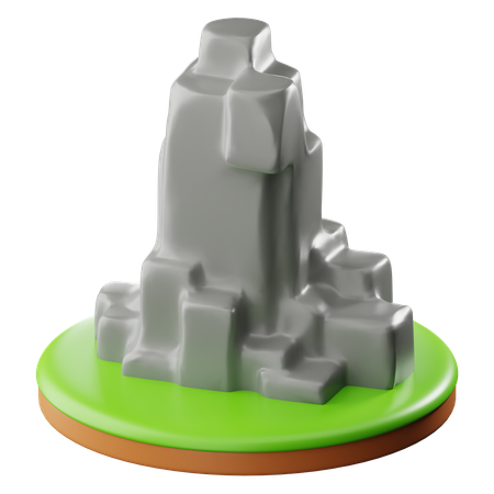 Rocha de pedra  3D Icon