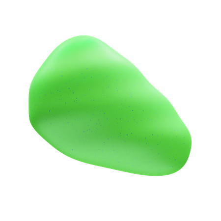 Pedra verde  3D Icon