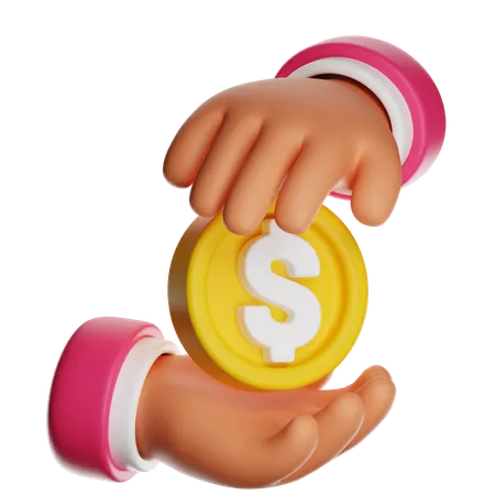 Peer To Peer Lending  3D Icon