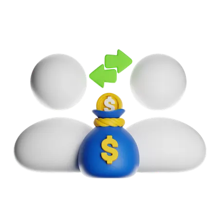 Peer To Peer Lending  3D Icon