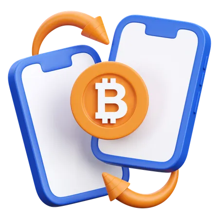 Peer-to-Peer-Transaktion  3D Icon