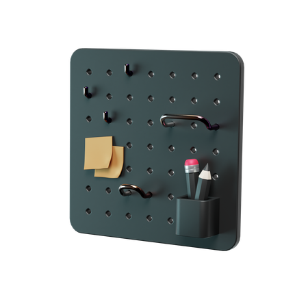 Peg board  3D Icon