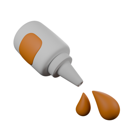 Pegamento  3D Icon