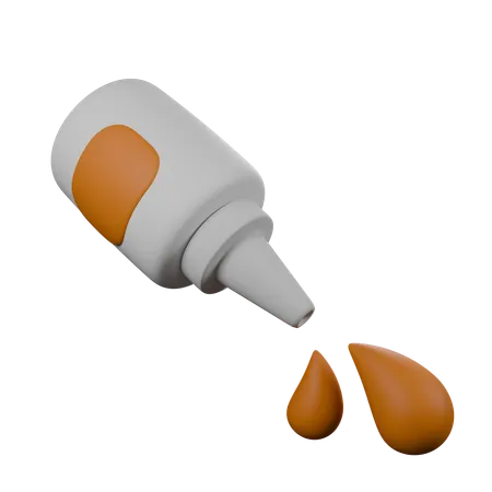 Pegamento  3D Icon