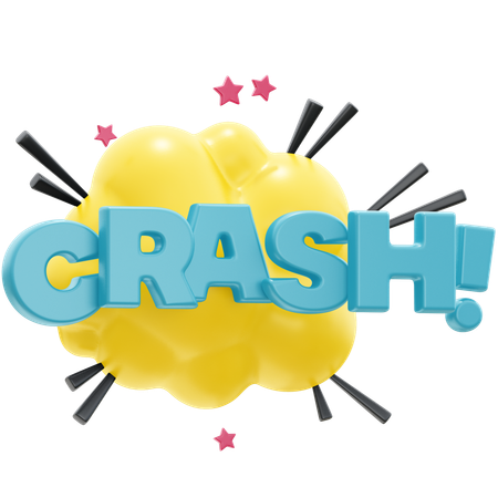 Pegatina de accidente  3D Icon