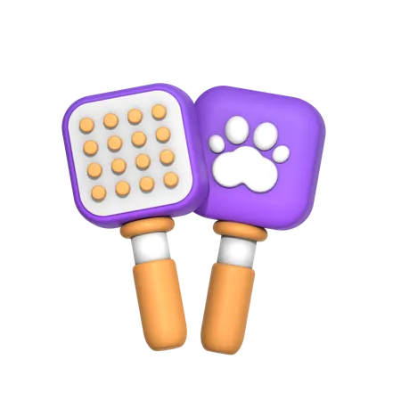 Peine para mascotas  3D Icon