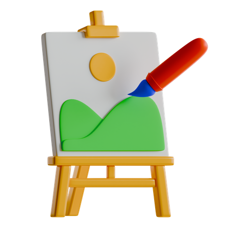 Peinture  3D Icon