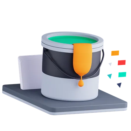 Peinture  3D Icon