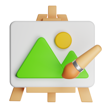 Peinture  3D Icon