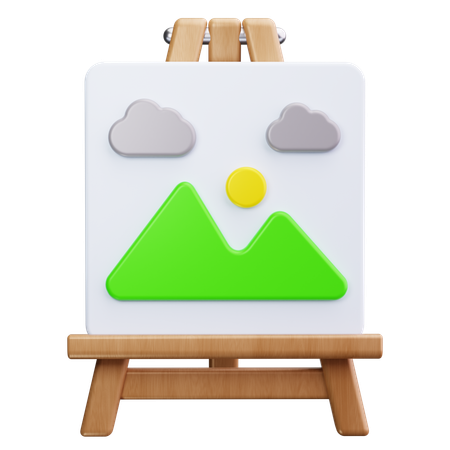 Toile de peinture  3D Icon