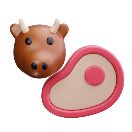 Peito bovino  3D Icon