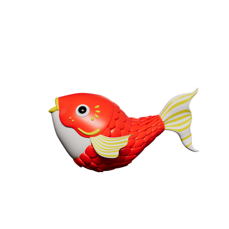 Peixe chinês  3D Icon