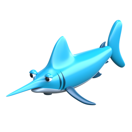 Peixe-espada  3D Icon