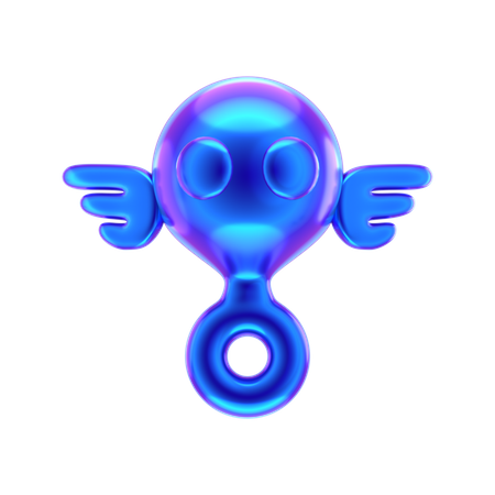 Forma abstrata de peixe  3D Icon