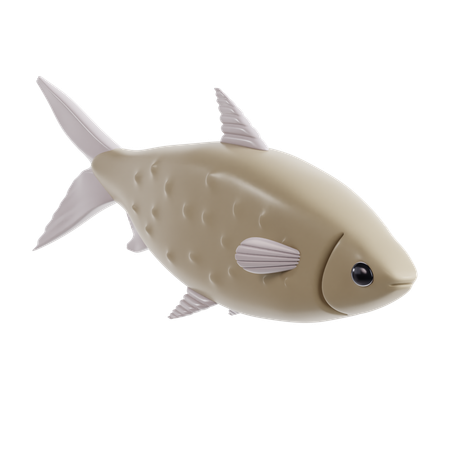 Peixe de leite  3D Icon