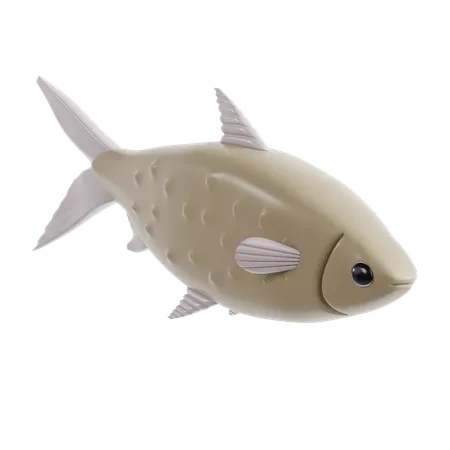 Peixe de leite  3D Icon