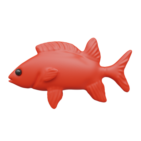 Peixe vermelho  3D Icon