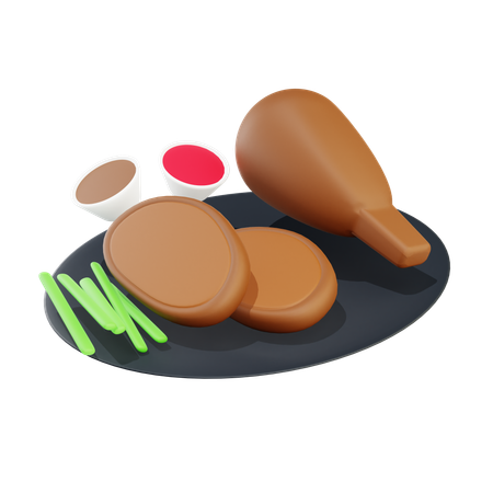 北京ダック  3D Icon