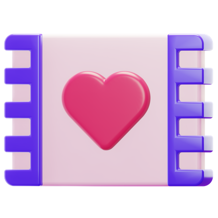Película de amor  3D Icon